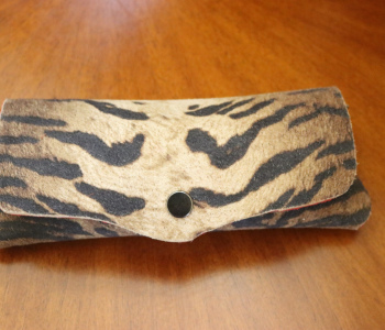 SOLD   Sunglass Case Animal Print