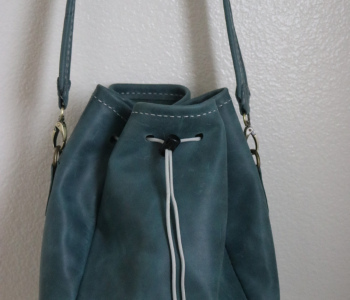 Blue Bucket Bag